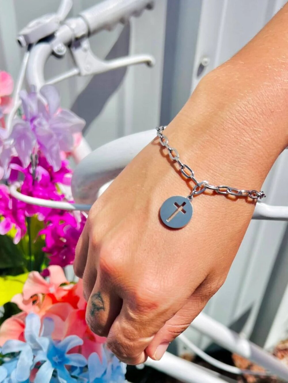 Oh How I Love Him Stainless Steel Toggle Bracelet